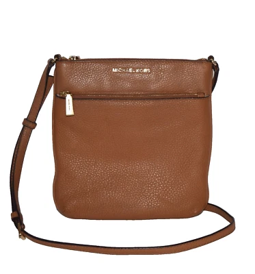 Bolso Bandolera MICHAEL KORS Riley Cuero Guijarro Camel Foto 1 de 4