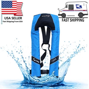 Adjustable kayak Fishing Swimming Life Jacket Rafting Canoe Boating Vest Adults - Picture 1 of 16