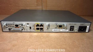 Routeur Cisco 1841 2x FE 2x WAN 128/32 Mo incl 1x wic-1b-s/t v3 & 1x vwic 1mft-g7 - Photo 1/1