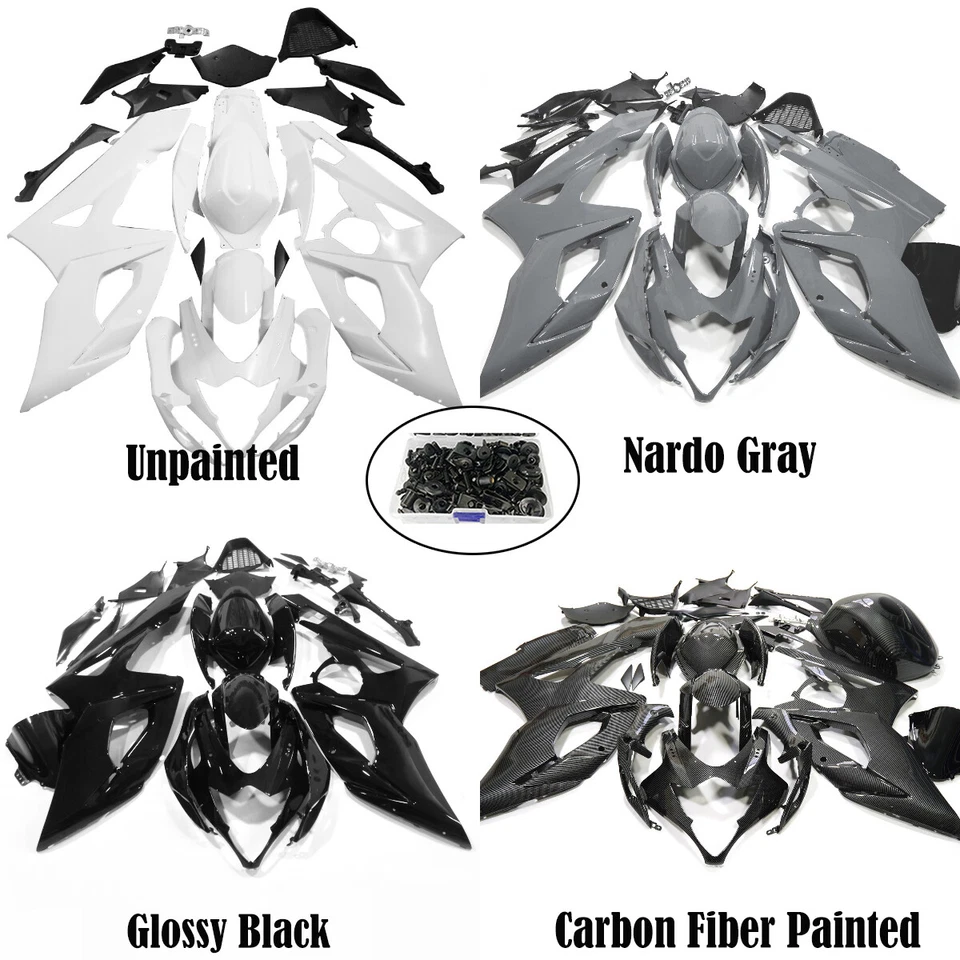 Fairing Kit + Bolts For Suzuki GSXR1000 2005-2006 ABS Injection Bodywork Foto 1 de 1