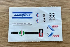 BPZ Beipackzettel - Aufkleberfolie Porsche 962C Goodyear Rennwagen-Schau D 1991 - Bild 1 von 1