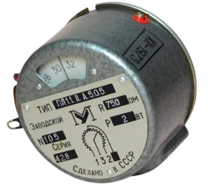 Rotary potentiometer 750om PL1.1.1.II. A.5.0.5 CCCP [0P3] - Zdjęcie 1 z 10