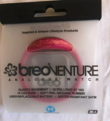 ^*Nuevo reloj Breo Venture correa goma rosa Foto 1 de 2