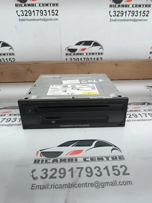 👉CENTRALINA MMI AUTORADIO BLUETOOTH LETTORE CD VW GOLF 2016 3Q0035820A F2 - Immagine 1 di 4