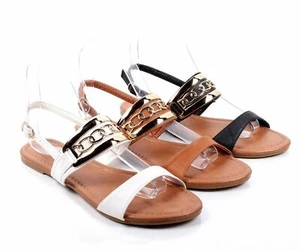 3 Color Casual Summer Ankle Strap Strappy Slingbacks Womens Sandals Shoes - Picture 1 of 19