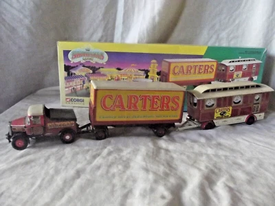 Corgi Diecast Model Scammell Highwayman with Trailer & Mobil Home Trailer Boxed - Image 1 of 4