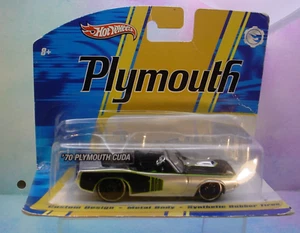 2008 Hot Wheels '70 PLYMOUTH CUDA ∞ silver;HEMI∞Custom Design ∞Rubber Tires∞1/43 - Picture 1 of 6