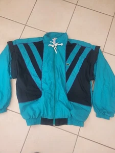 Men's 80's Vintage Lacoste Chemise Track Jacket, Made in France, Size L,... - Picture 1 of 10