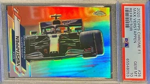 POP 31 PSA 10 RC Max Verstappen 2020 Topps Chrome F1 Refractor Rookie Horizontal - Picture 1 of 3