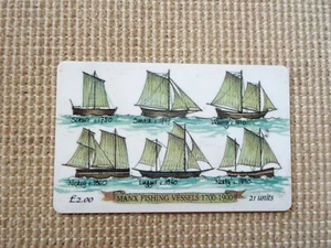 Manx Angelfahrzeuge 1700-1900 21 Stück Telefonkarte (vermutlich gebraucht) - Bild 1 von 2