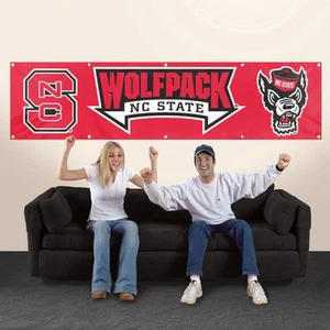 NC State Wolfpack NCAA Wetterfest 8ft Banner - Bild 1 von 1