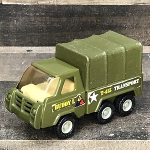 Juguete de acero prensado de transporte militar vintage Buddy L T415 hecho en Japón - Imagen 1 de 12