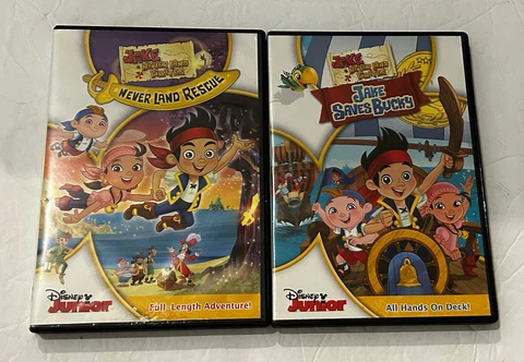 Disney Junior DVD Lot Of 2- Jake And The Never Land Pirates Cover