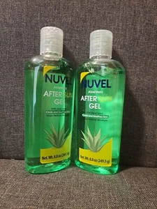 Nuvel After Sun Gel w, Aloe Vera - 17.6oz Replenishes Dry Skin. 2 Pack - Picture 1 of 3
