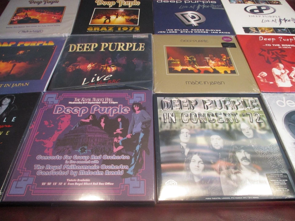 DEEP PURPLE LIVE BBC+JAPAN+MONTREUX+STRANGERS+GRAZ+CONCERTO BOX + 72 & 75 + MORE - Image 1 of 1