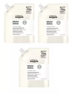 L'Oreal Professionnel Metal Detox Shampoo Refill 500ml Pack of 3 - Picture 1 of 2