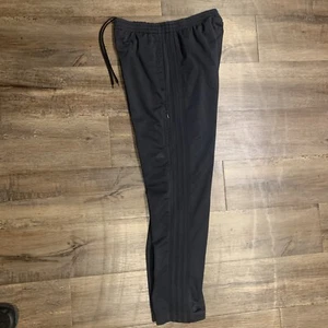 Adidas Gray Sweatpants Men's Large 34-36 Waist32 Inseam 4 Pockets- 2 Zip/ Pics - Picture 1 of 7