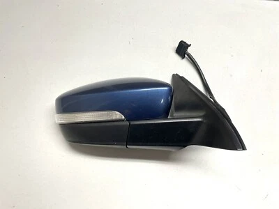 Espejo retrovisor eléctrico azul con vista lateral para pasajeros Volkswagen Jetta 2011-2016 OEM B46004 Foto 1 de 4