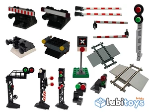 Lego® Eisenbahn 9V RC TRAIN Gleis Schiene Prellbock Signal Zubehör Zug - Bild 1 von 26