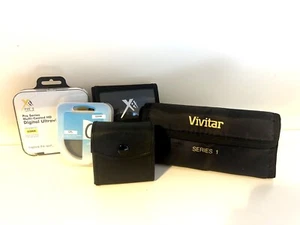 Large Collection of 52/58/62mm Lens Filters Vivitar, Bower, XIT Lens Extensions - Picture 1 of 13
