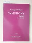 Symphony No. 9 In E Minor : Score : Vaughan Williams, Ralph: