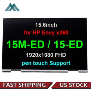New LCD Display Touch Screen Assembly For HP Envy X360 15M-ED1013DX 15M-ED1023DX - Picture 1 of 6