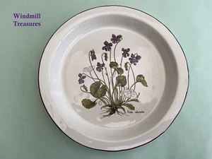 VINTAGE ULSTER CERAMICS PLATE VIOLA ODORATA - GREAT CONDITION - Picture 1 of 5