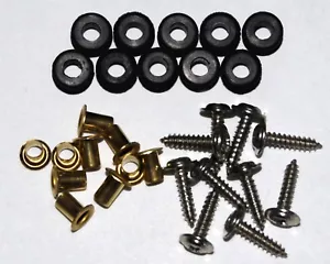 10 Sets of Servo mounting hardware for Futaba, HiTec, JR and Others - Picture 1 of 5