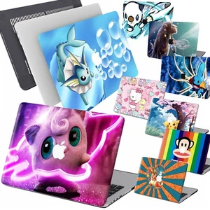 Cute Cartoon Rubberized Hard Cut Case KB Cover For 2024 Macbook Pro Air M1 M2 M3 - Picture 1 of 27