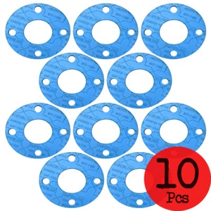 Lot of 10 pcs. Non-Asbestos Fiber Flange Gasket Size 2 Inch #150 Bolt pattern - Picture 1 of 2