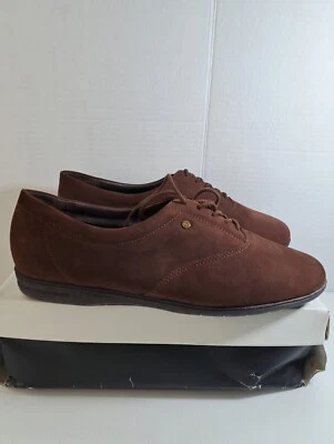 Para mujer Easy Spirit cuero antigravedad Oxford con cordones talla 11 DB cacao Foto 1 de 4