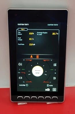 2022 NEW HOLLAND CNH CASE USED INSTRUMENT CLUSTER P#51687040 - Image 1 of 4