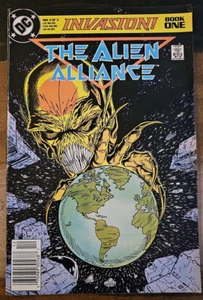 DC Comics INVASION Book One The Alien Alliance (1988) Todd McFarlane Newsstand - Picture 1 of 10