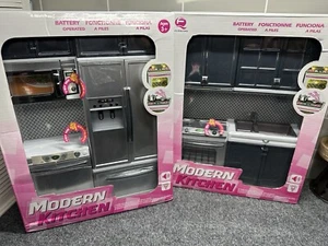 1/6 BJD Puppenküche moderne Küche mit Herd Sound Lichter angepasst/passt den meisten 12" Puppen - Bild 1 von 15