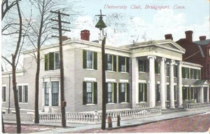 1911 UNIVERSITY CLUB POSTCARD, BRIDGEPORT, CONNECTICUT - Picture 1 of 1