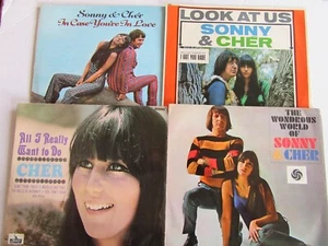 Sonny & Cher LPs, All I Really Want To Do, Look At Us, The Wonderous World Of - Picture 1 of 17