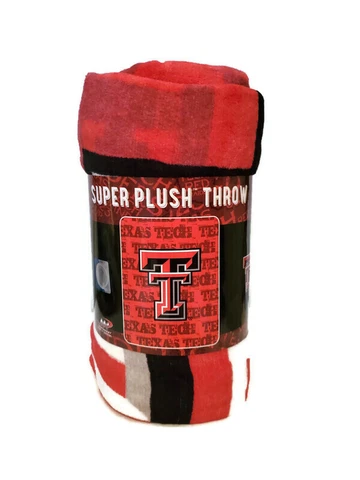 Texas Tech Red Raiders Super Plush Throw Blanket Cover