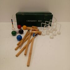 Outanaya Terno De Croquet Rolante 4 Peças Para Conjunto De Kickball  Infantil Brinquedos De Madeira Para Crianças Bolas De Madeira Bolas De  Bocha De