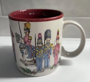 Vtg Potpourri Press Marvelous Mugs Christmas Toy Soldiers Mug 1987 Korea - Picture 1 of 6