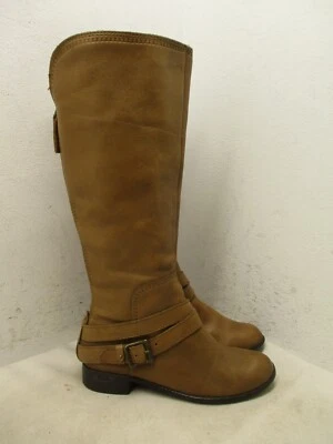 FOSSIL Brown Leather Zip Knee High Boots Womens Size 6 Style FFW4349260 - Image 1 of 4