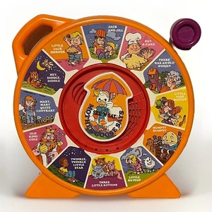 Mattel 1989 See N Say Mother Goose Says Nursery Rhyme Talking Toy Works - Imagen 1 de 4
