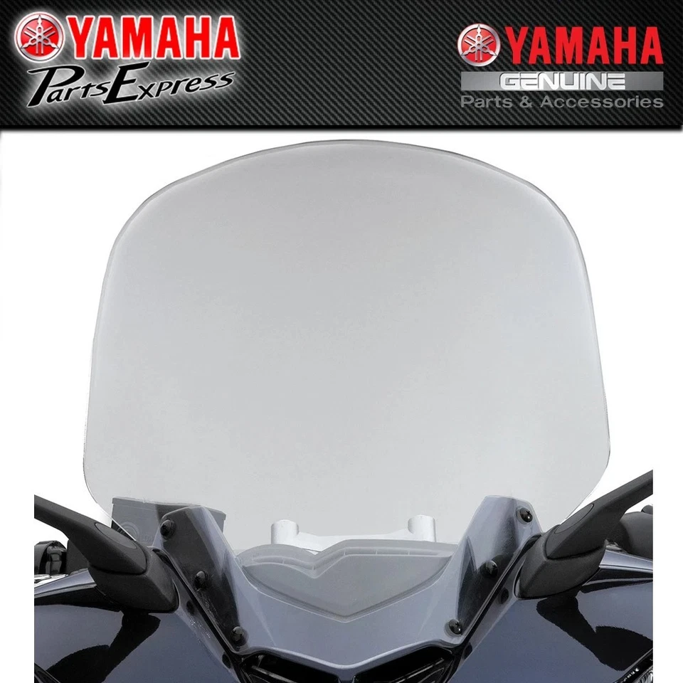 NEW 2009 - 2021 YAMAHA ZUMA 125 YW125 OEM WINDSHIELD W/ HARDWARE ABA-32S06-00-00 Foto 1 de 4