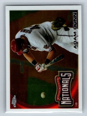 2010 Topps Opening Day #119 Adam Dunn Washington Nationals - Image 1 of 2
