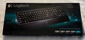 Logitech Illuminated Keyboard Wired USB (920-000914) - NEW - Open box. - Picture 1 of 21