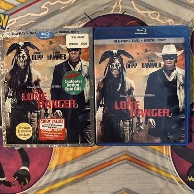 The Lone Ranger (Blu-ray, DVD 2013) with Slipcover - Image 1 of 4