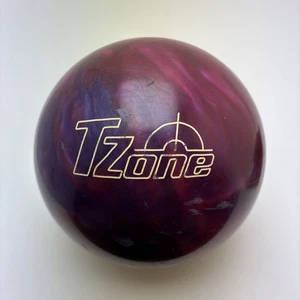 Brunswick Tzone Pink / Purple Swirl Bowling Ball - 16lb - Right Handed Drill - Picture 1 of 13