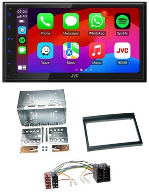 JVC Bluetooth USB MP3 2DIN DAB Autoradio für Porsche 911, 996 (97-06) - Bild 1 von 4
