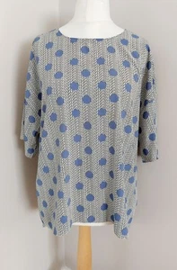 PRIMARK LADIES POLKA DOT BLOUSE TUNIC TOP UK18 NWOT - Picture 1 of 5