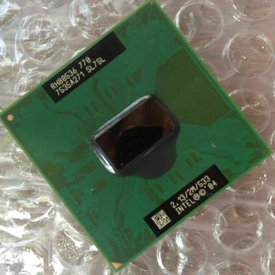 Intel Pentium M 770 2.13 GHz Socket 478 SL7SL CPU Processor 533MHz 27W - Image 1 of 4