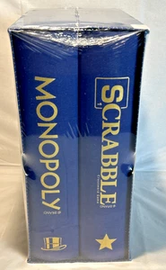 Colección de juegos de estantería Monopoly & Scrabble Indigo de Game Company NUEVO - Imagen 1 de 4